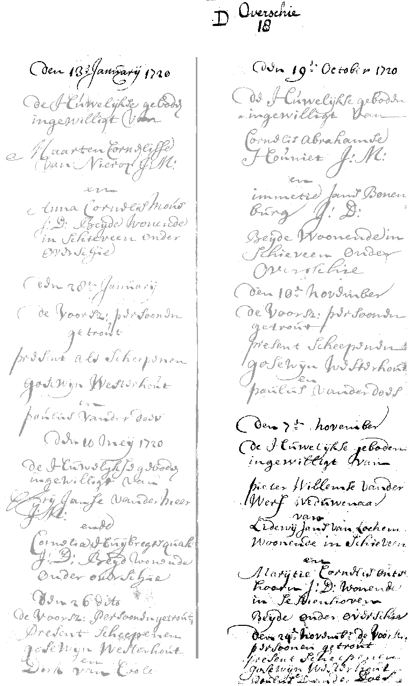 17201107 ondtr akte Pieter W vd Werf - Marijtje C Outshoorn